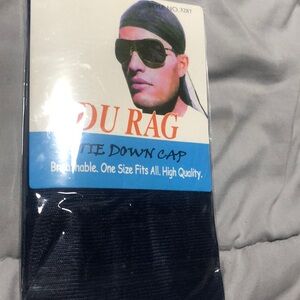 Three Du Rag Tie Down caps